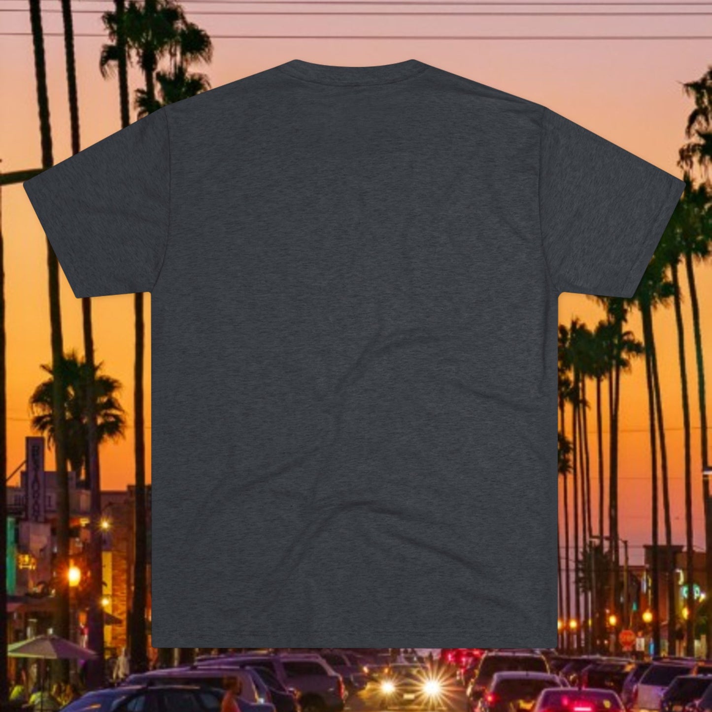 LA Script T‑Shirt — Vintage Los Angeles Graphic Tee, Super Soft Tri-Blend Material