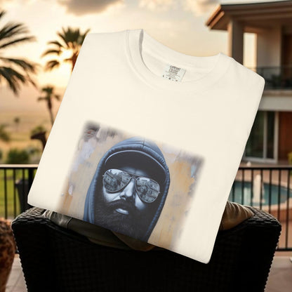 Wing Man Winning Money for The People, Urban Graphic T-shirt, Unisex Garment-Dyed Tee, Streetwear Style, Casual Summer Wear