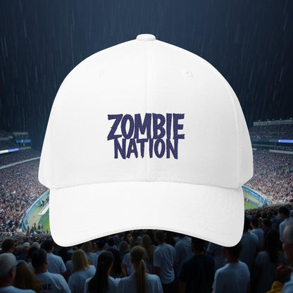 Zombie Nation Embroidered Fan Cap, Casual Hat, Gift for Fans, Summer Accessory, Outdoor Cap, Gameday Gear, Trendy Headwear