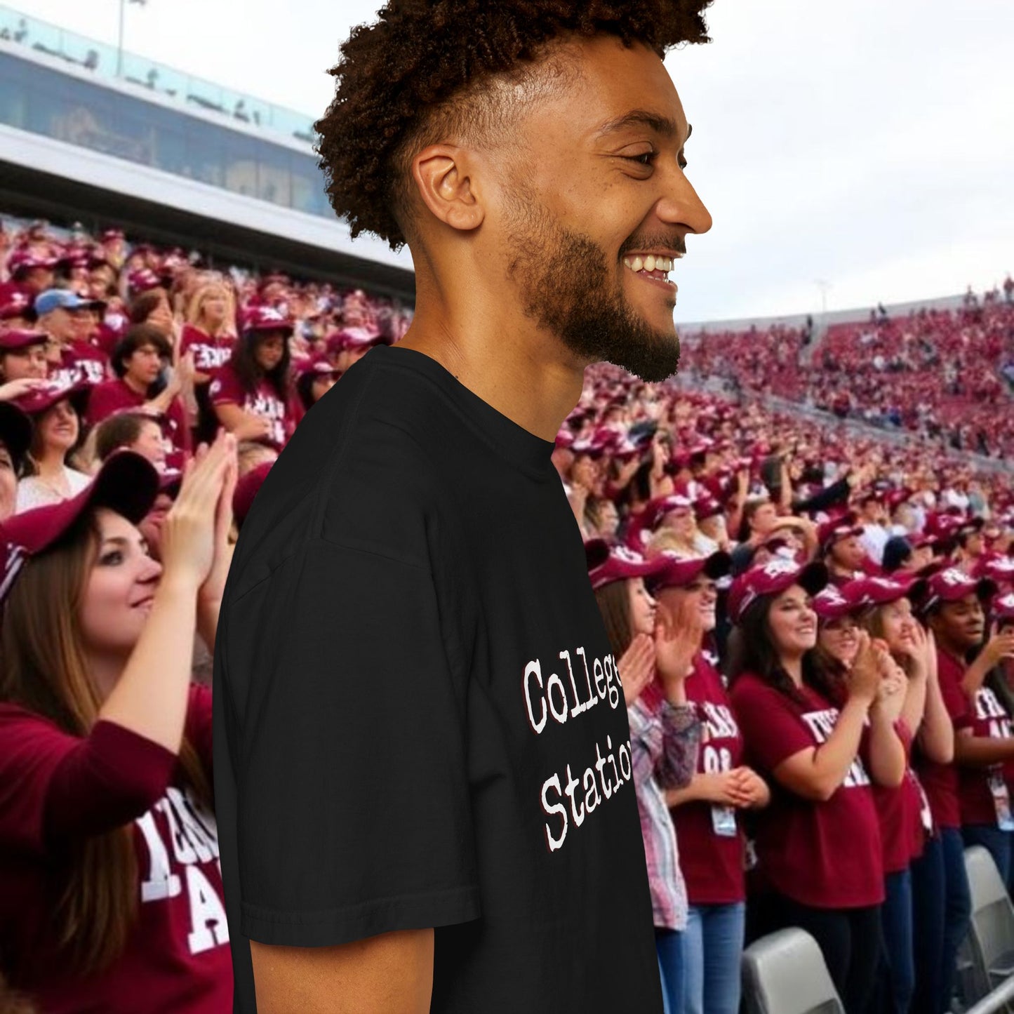 College Station Unisex Garment-Dyed T-Shirt | Casual Wear, College Apparel, Gift for Students, Everyday Style, Trendy Tees