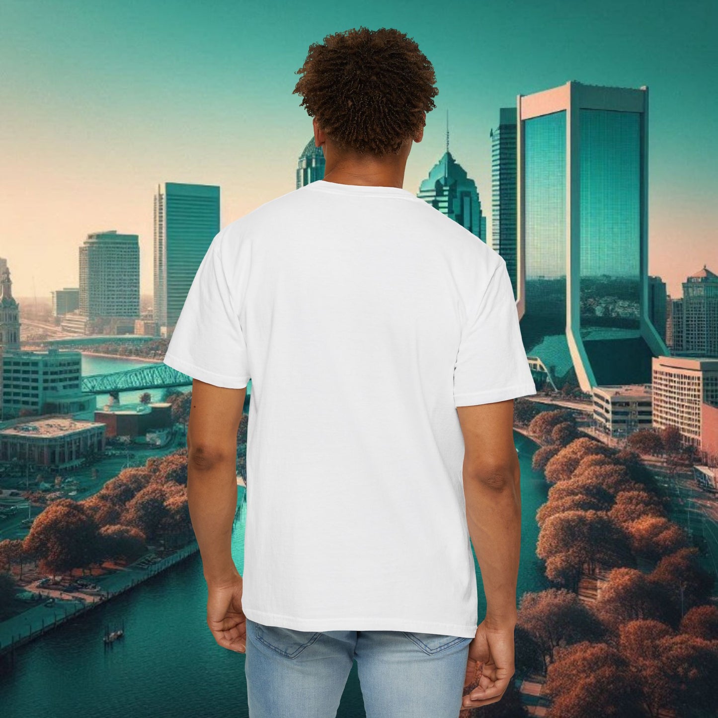 Duval Script T‑Shirt — Jacksonville Retro City Tee, Perfect for Gameday or Everyday Use. Soft style T-Shirt.