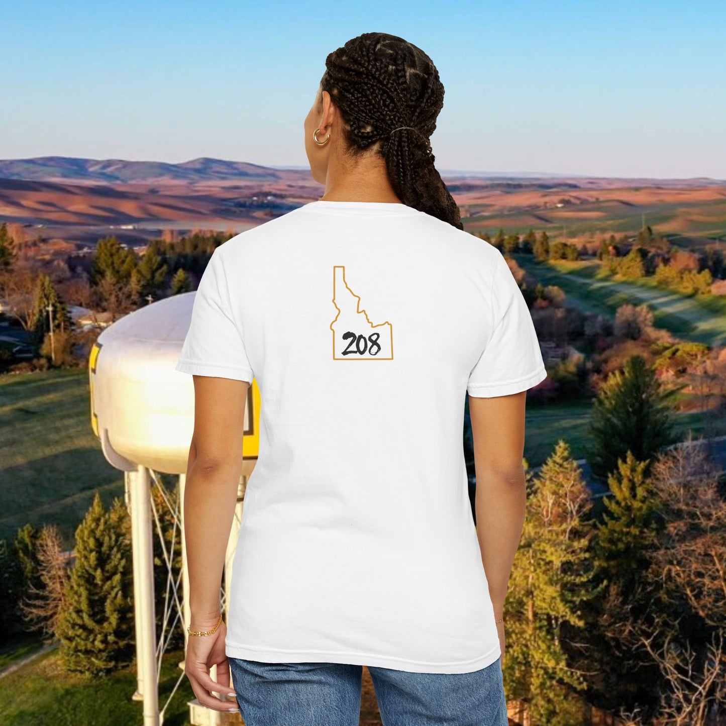 Moscow Idaho Graphic Tee, Unisex T-shirt, Gift for Travelers, Home State Apparel, Casual Wear, Summer Style