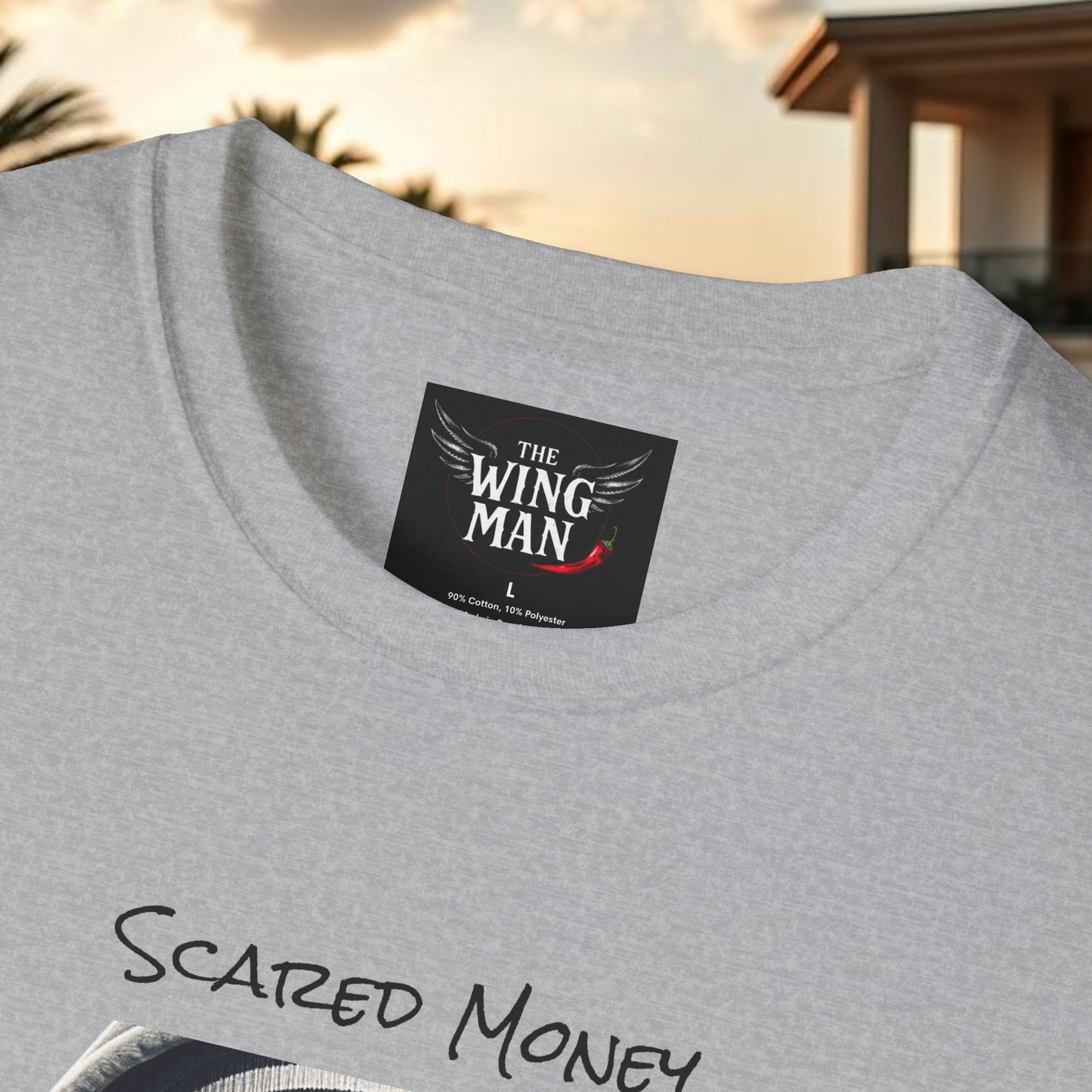 Scared Money Unisex Softstyle T-Shirt - Casual Wear, Streetwear, Gift for Him, Statement Tee, Urban Fashion