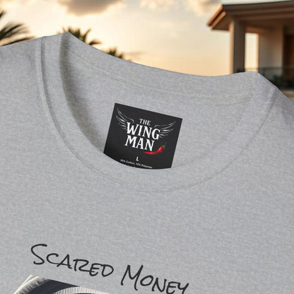 Scared Money Unisex Softstyle T-Shirt - Casual Wear, Streetwear, Gift for Him, Statement Tee, Urban Fashion