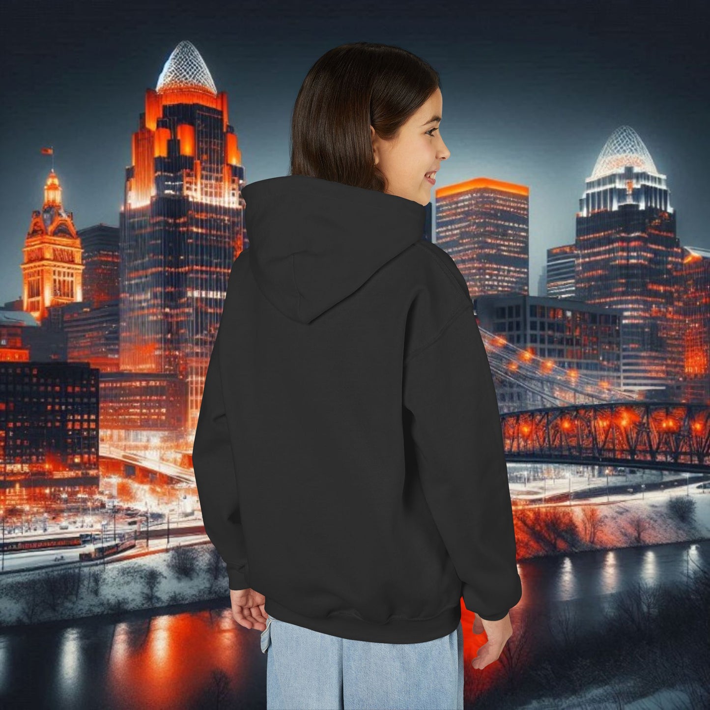 Gameday Sweatshirt, Youth Hooded Sweatshirt, Football Fan Gear, Team Spirit Apparel, Game Day Outfit, Sports Hoodie