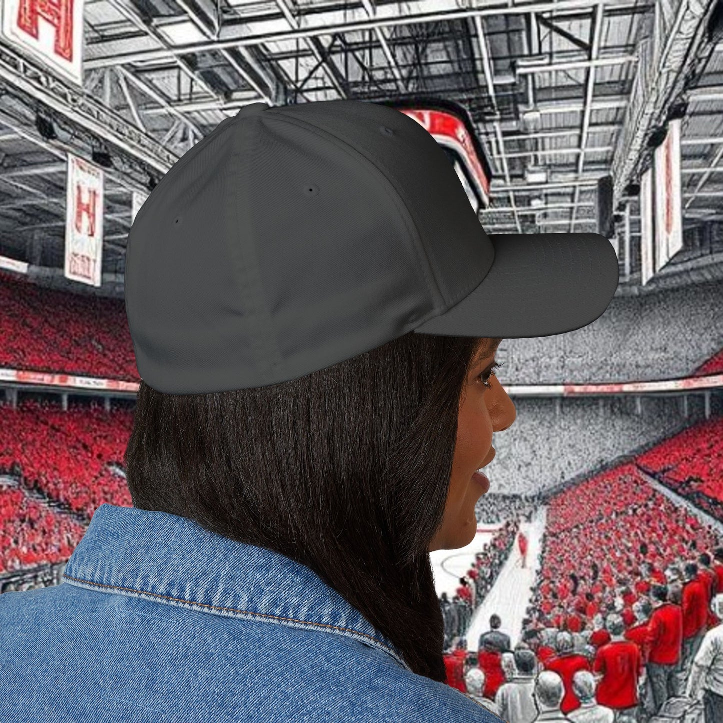 Cougar Embroidered Cap - Perfect for Outdoor Adventures, Gifts, Casual Wear, Festivals, and Sports and Houston Gameday