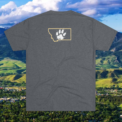 Montana 406 Tee — State Paw Print T‑Shirt