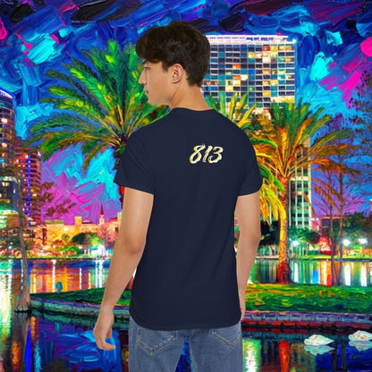 TB Monogram Tee — 813 Tampa Area Short-Sleeve T-Shirt