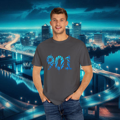 Memphis T-Shirt with 901 Design, Casual Graphic Tee, Unisex Wear, Trendy Apparel, Gift for Memphis Fans