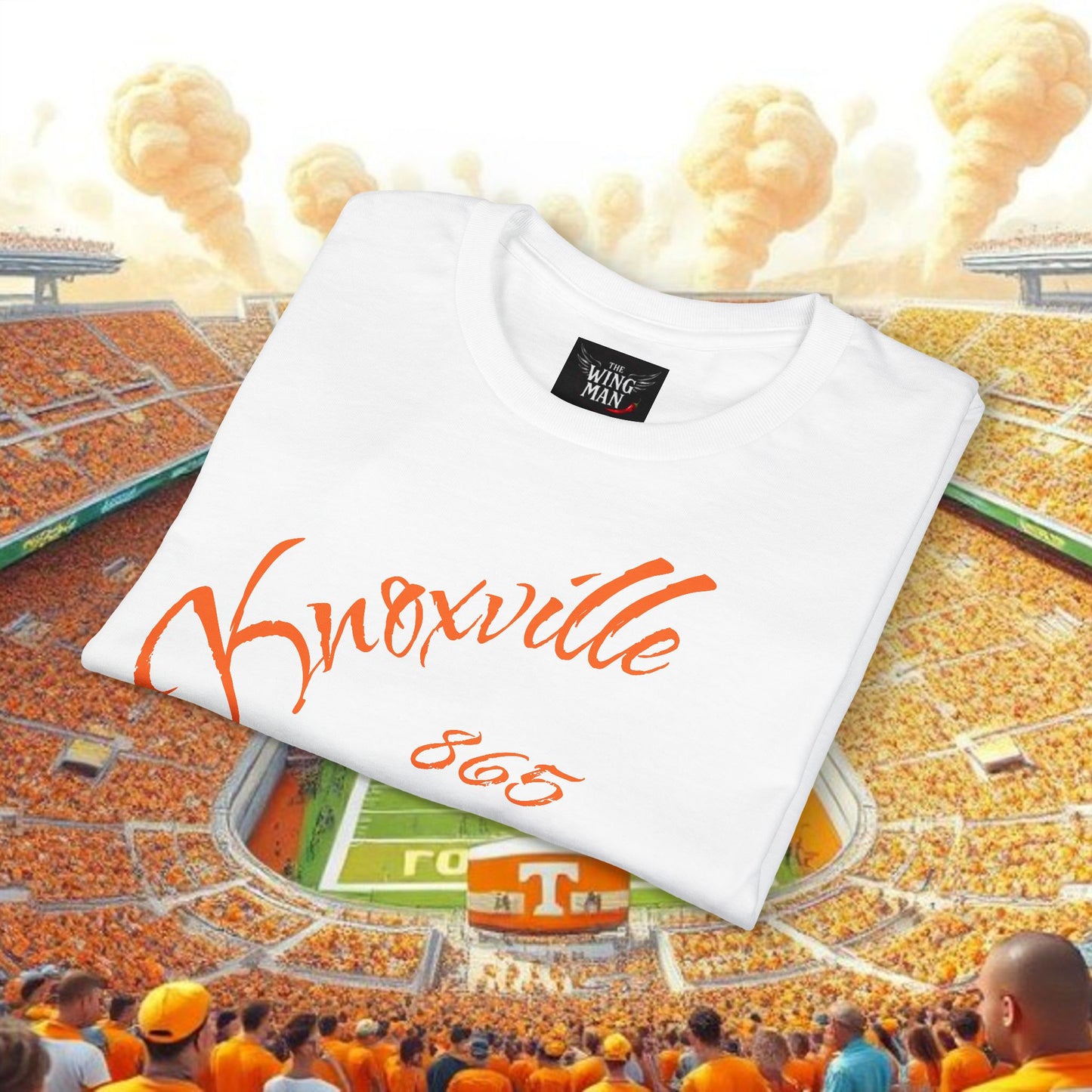 Knoxville 865 Vintage Script T-Shirt, Super Soft T-Shirt