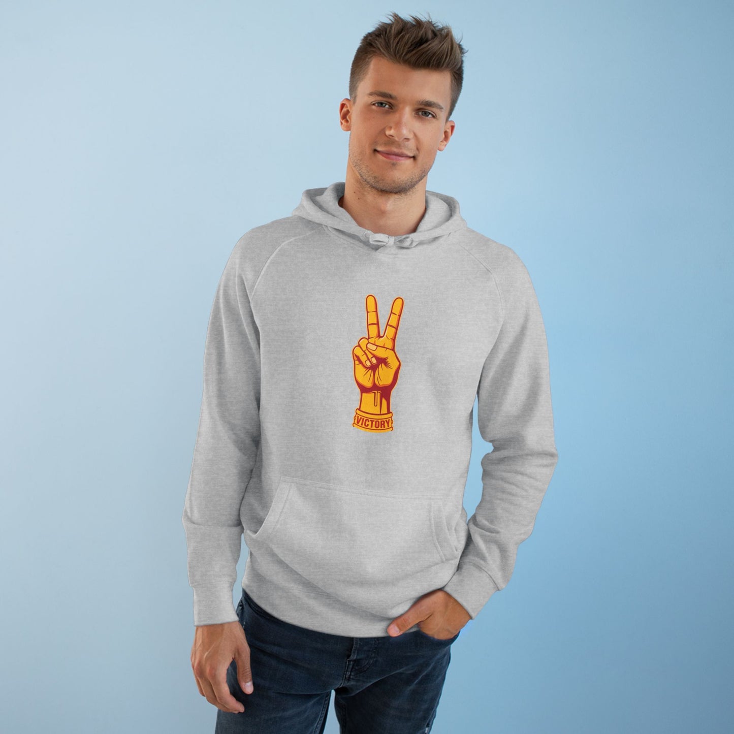 Victory Themed Unisex Hoodie, Perfect for Football Fans, Tailgate & Gameday Hoodie