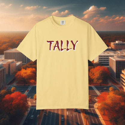 T-Shirt with 'TALLY' Print, Perfect for Game Day, Festival Wear, Casual Outings, and Sporting Events