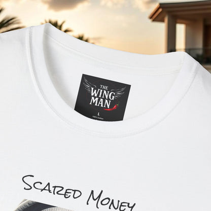 Scared Money Unisex Softstyle T-Shirt - Casual Wear, Streetwear, Gift for Him, Statement Tee, Urban Fashion
