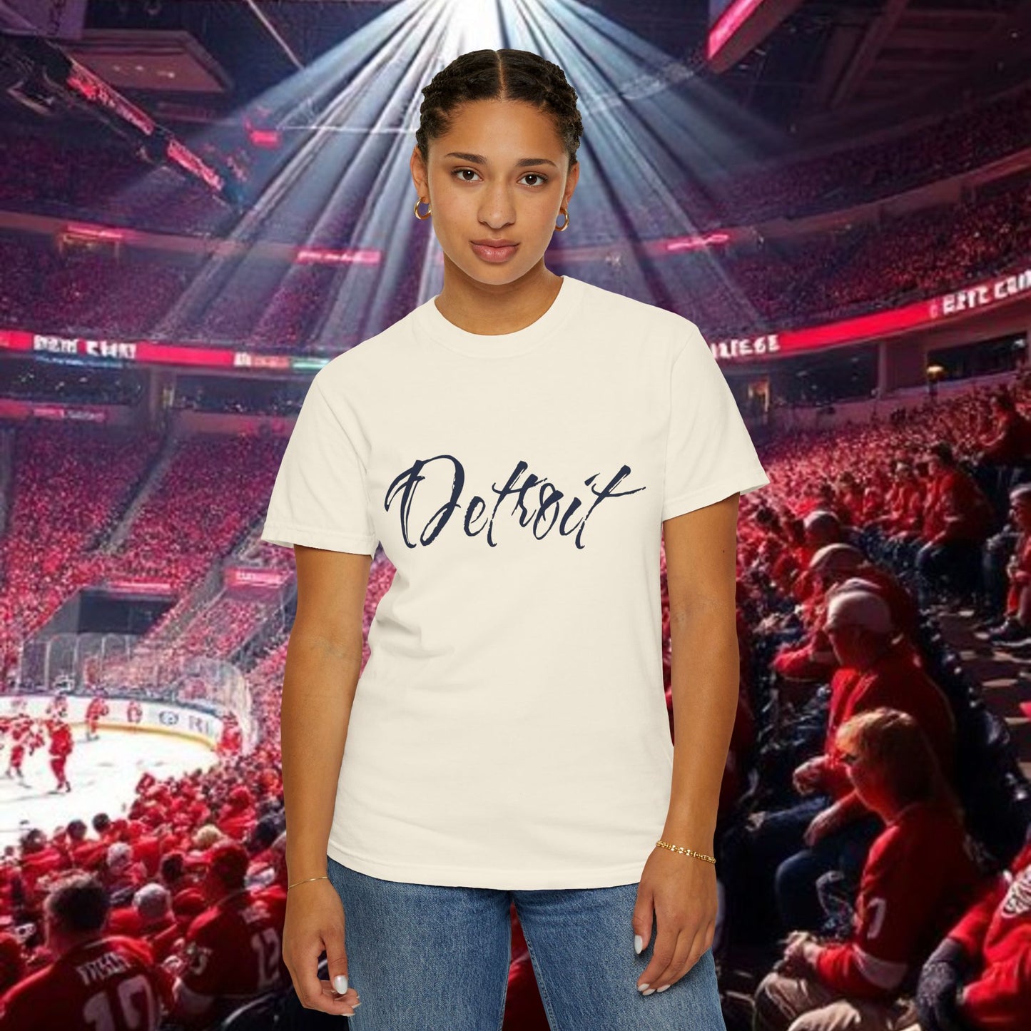 Detroit Script T-Shirt — City Pride Tee