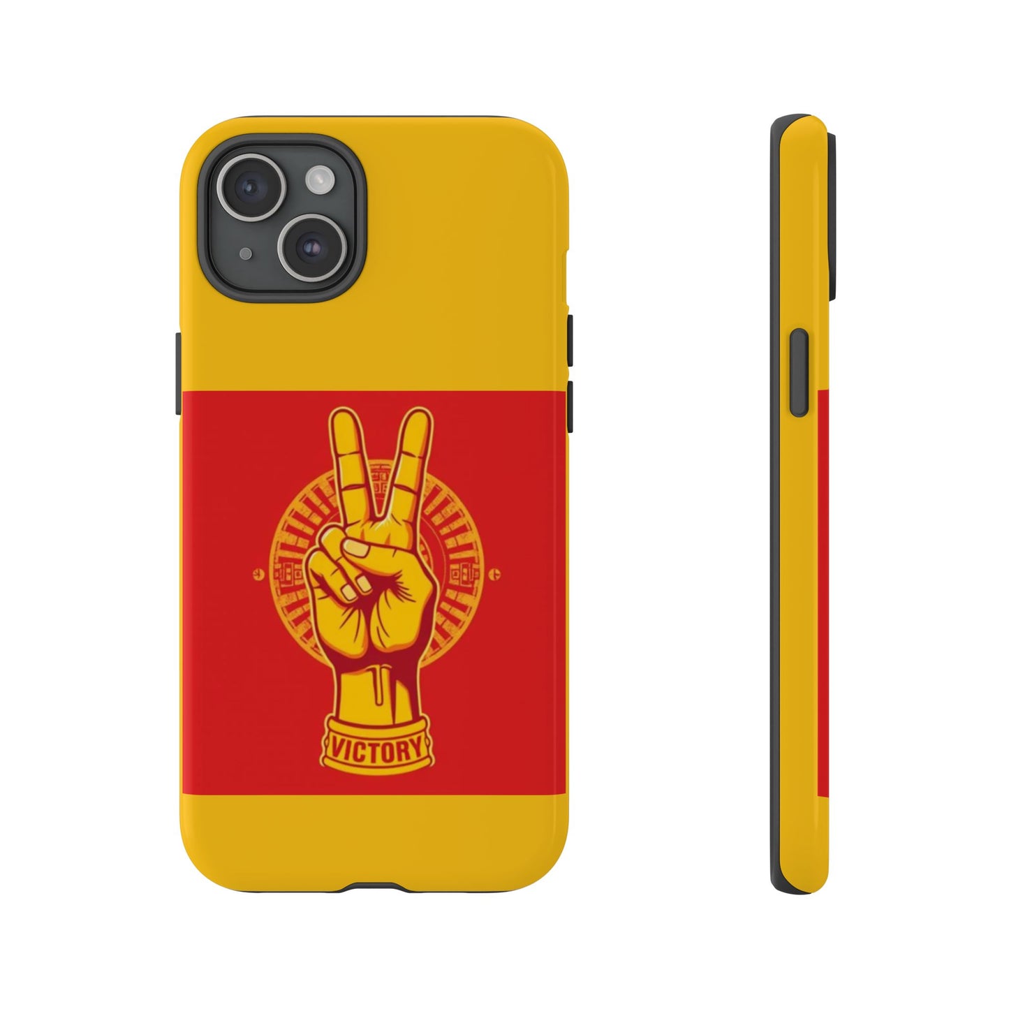 Victory Inspired Symbol Phone Case, Tough Phone Cover, Gift for Empowerment, Inspirational Tech Accessory, Unique Phone Protection