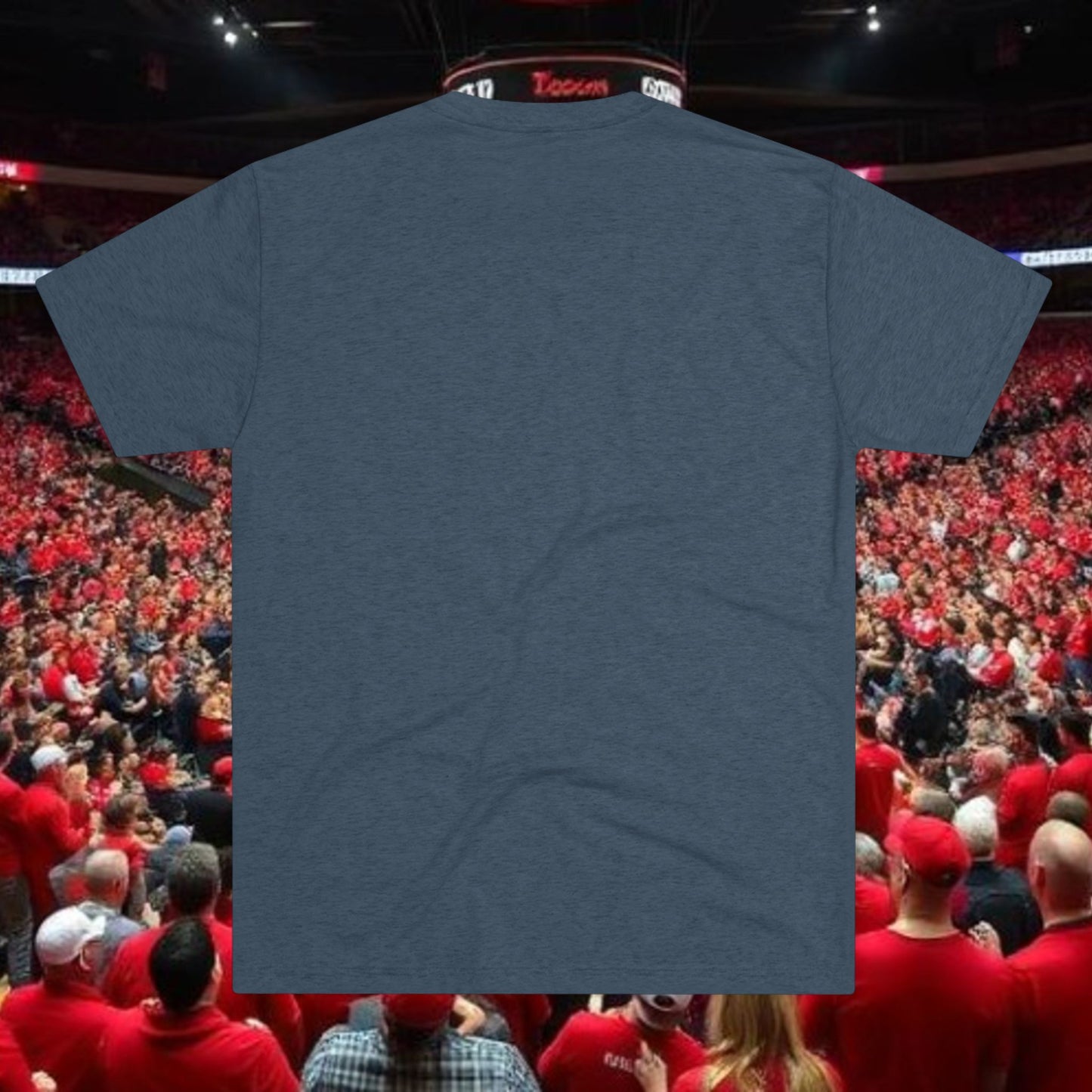 Wldcat Mascot T-Shirt — Fierce Red & White Sports Tee, Tri-Blend Soft Fabric, Perfect for Gameday