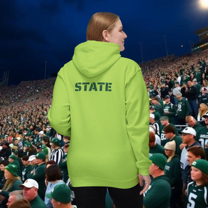 Unisex Hoodie, No Fly Zone Sweatshirt, College Apparel, Spartan Fan Gear, Gift for Him/Her, Made in USA