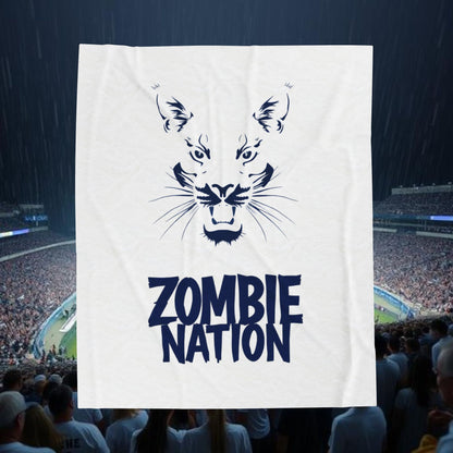 Zombie Nation Velveteen Plush Blanket – Fierce Design