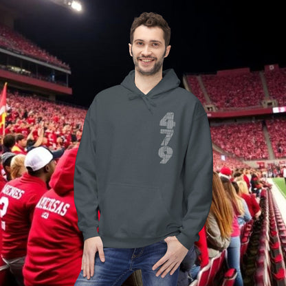 Boar Graphic Hoodie — Rugged Wild Boar Illustration with '479' Chest Print