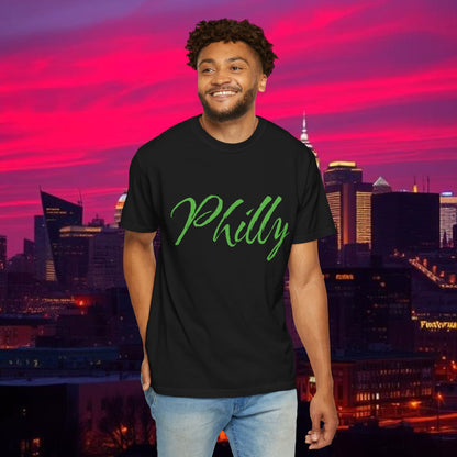 Philly Script T-Shirt — Handwritten City Pride Tee, Ultra Soft and Comfortable T-Shirt for any gameday.