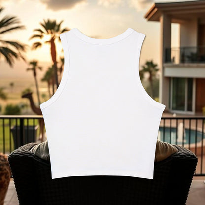 Scared Money Racer Tank Top for Women, Trendy Crop Top, Summer Fashion, Casual Wear, Gift for Entrepreneurs, Beach Outfit