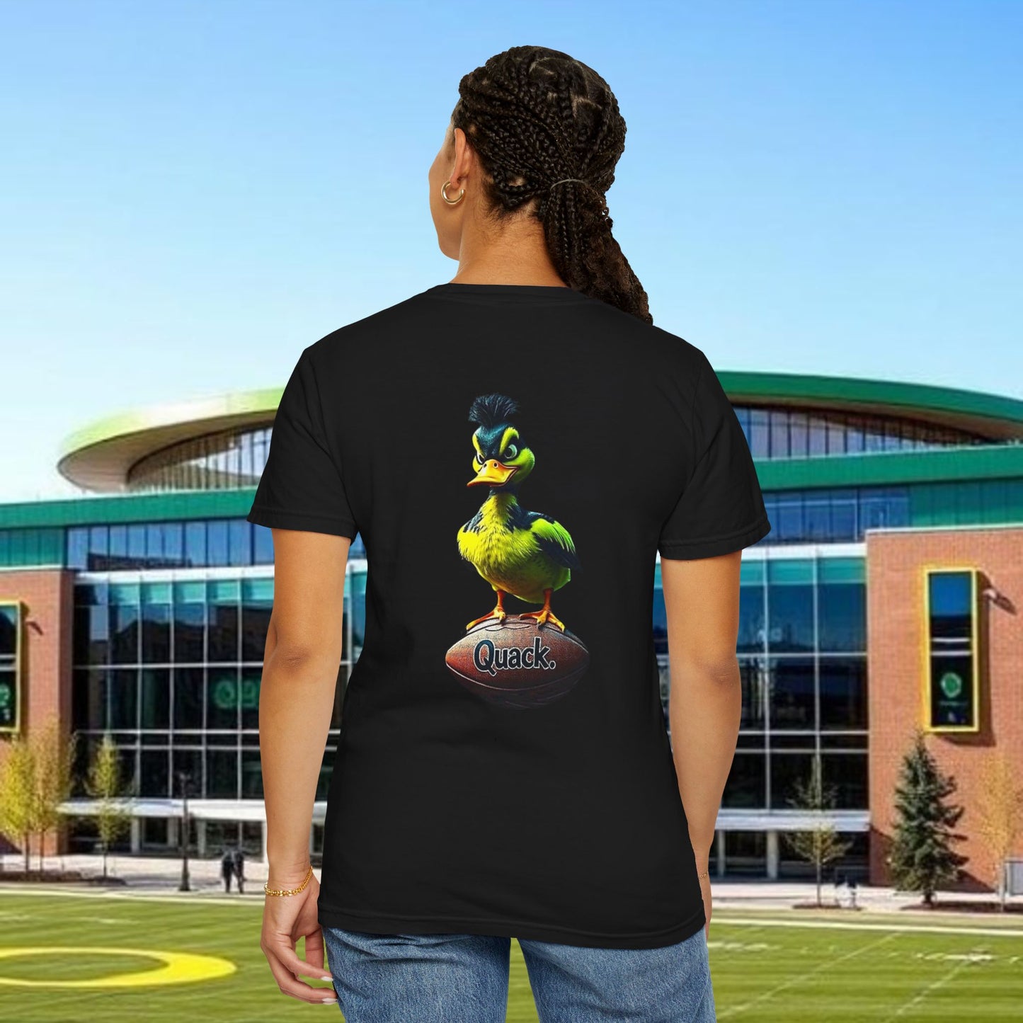 Eugene Fan T-Shirt, Unisex Sports Tee, Game Day Apparel, Football Fan Gear, College Team Shirt, Quack Spirit Wear