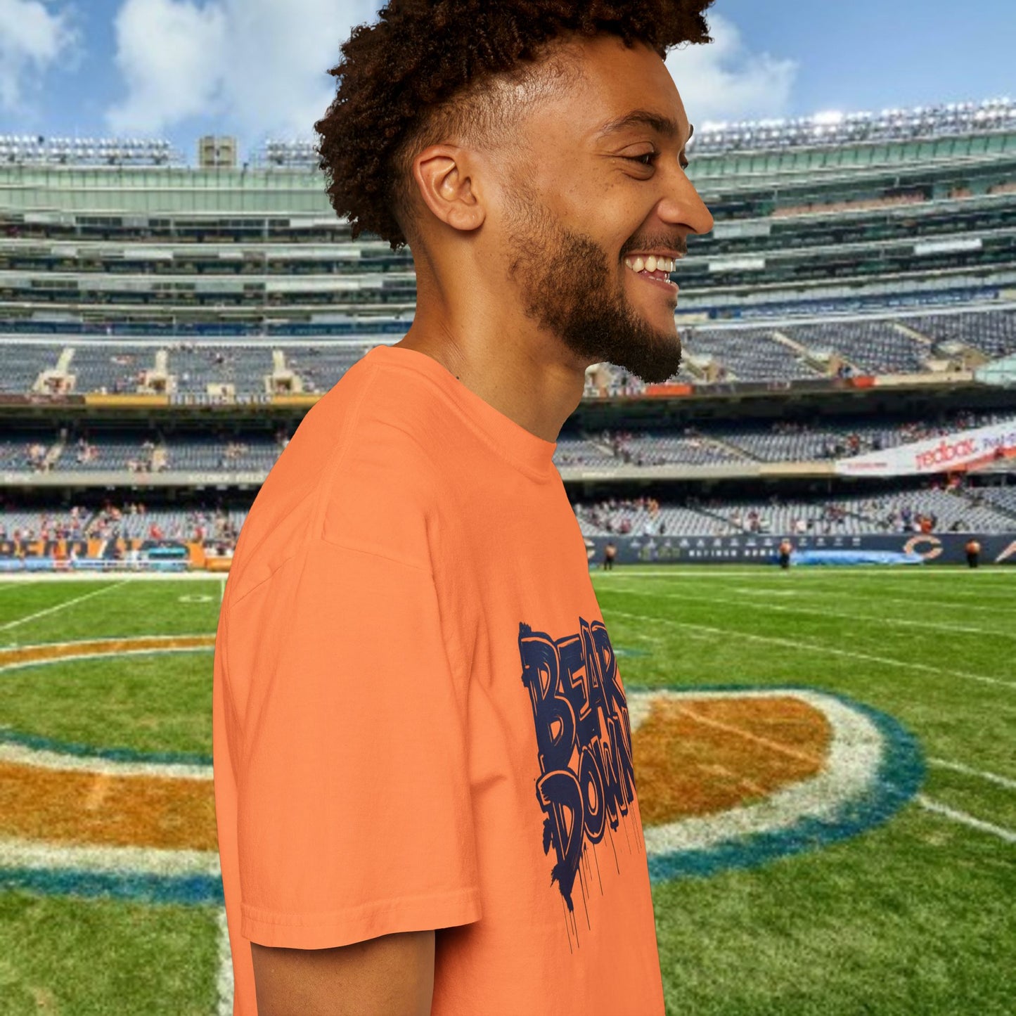 Vibrant Bear Down Unisex T-Shirt | Trendy Graphic Tee, Casual Wear, Gift for Sports Fans, Summer Style.