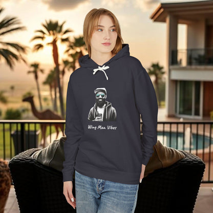 Unisex Wingman Vibes Hoodie, Casual Style Sweatshirt, Perfect Gift for Friends, Lightweight Hoodie for Everyday Wear