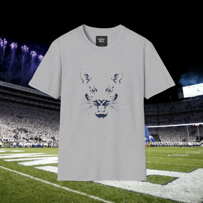 Fierce Silhouette Graphic T-Shirt, Unisex Tee, Gameday Shirt, Casual Wear, College Fashion, Gift for White Out Game