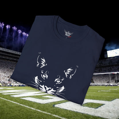 Fierce Silhouette Graphic T-Shirt, Unisex Tee, Gameday Shirt, Casual Wear, College Fashion, Gift for White Out Game