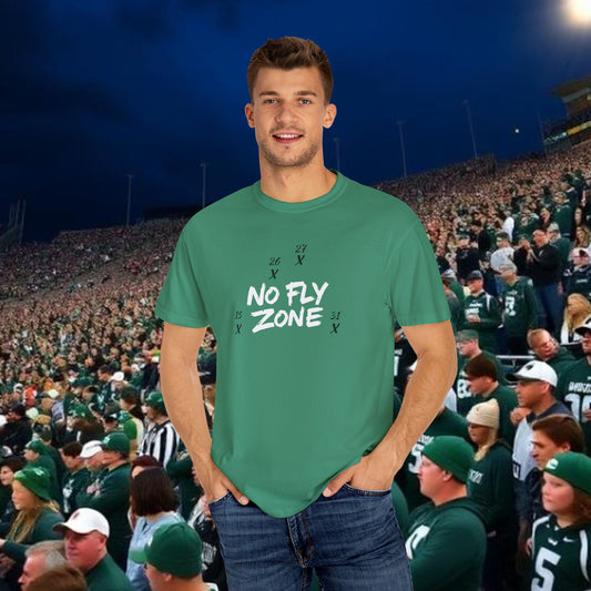 Unisex Sports T-shirt, Casual Wear, Game Day Tee, Fan Apparel, Lightweight Summer Shirt, No Fly Zone Design