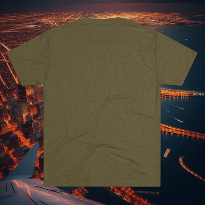 Chicago Script Tee – Handwritten City Shirt, Tr-Blend, Super Soft T-Shirt, Perfect for Gameday