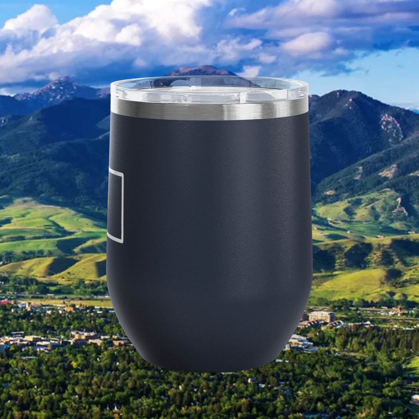 Bobcat Paw Print Wine Tumbler, 12oz | Perfect for Bobcat Fans, Unique Gifts, Outdoor Adventures, Wedding Favors, Tailgating