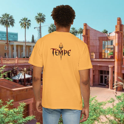 Tempe Trident Tee — 480 Vertical Number Front, Tempe Graphic Back