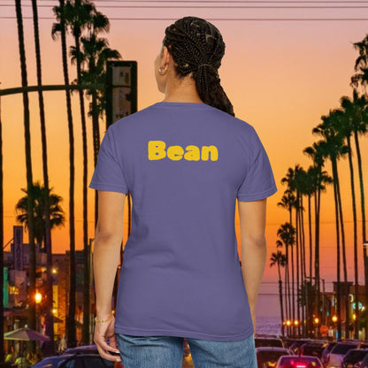 Legend Tribute Unisex Garment-Dyed T-Shirt with '8 & 24' and 'Bean' Text - Casual Wear, Gift for Friends