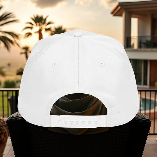 The Wing Man White Mid Profile Baseball Cap