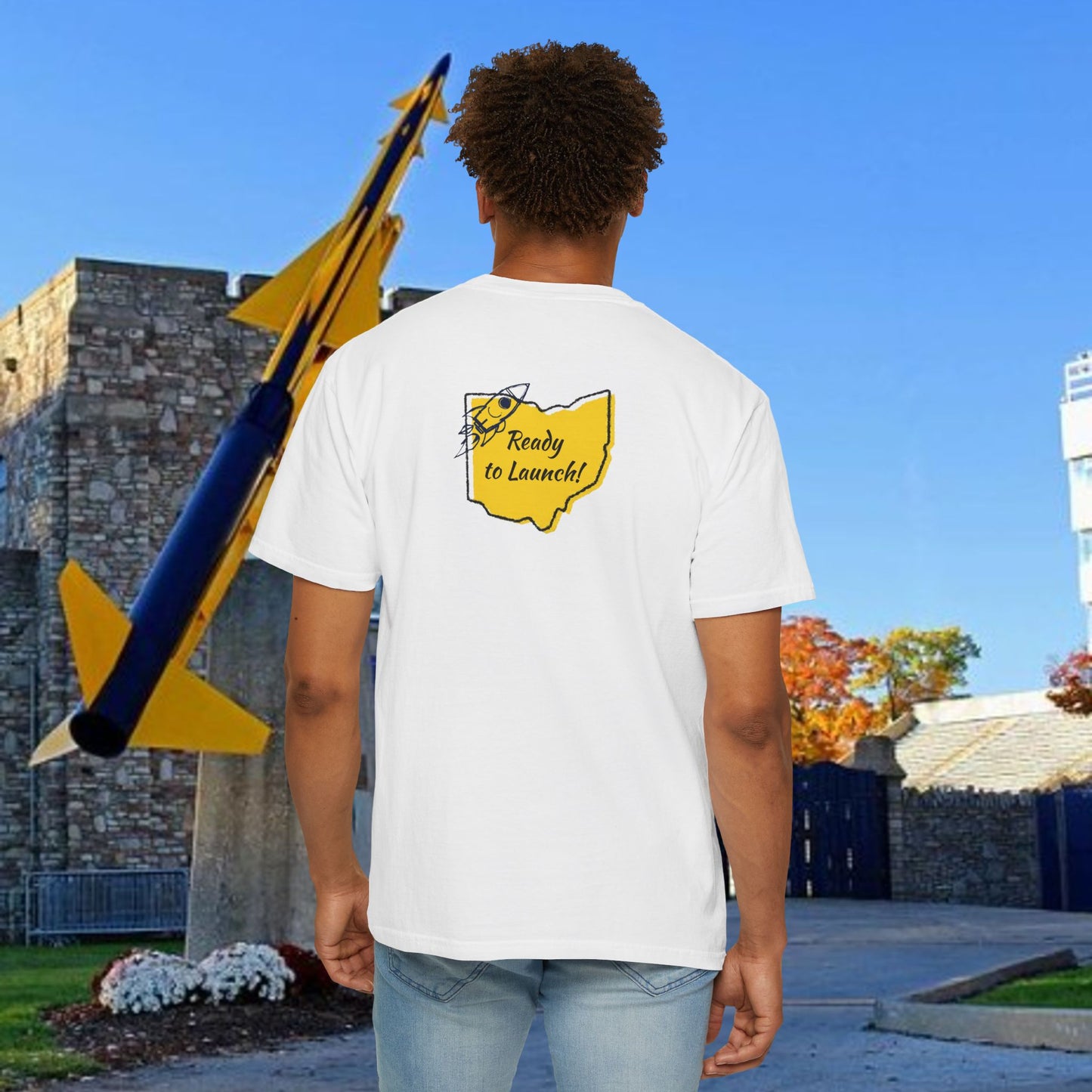 Unisex Garment-Dyed T-Shirt, Casual Wear, Ohio Pride, College Gear, Graduation Gifts, Summer Fashion