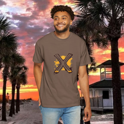 Xander Fan Unisex Garment-Dyed T-Shirt with Fun Graphics | Casual Wear, Gift for Friends, Padres Gameday, Trendy Outfit, Street Style