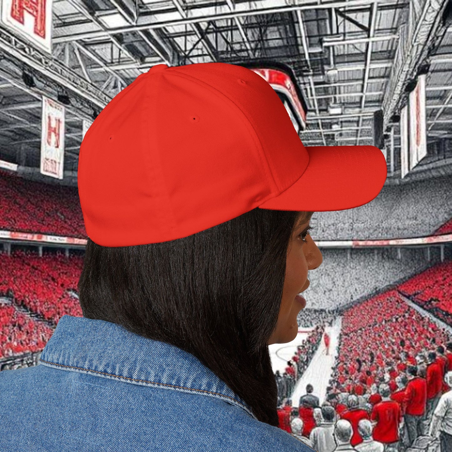 Cougar Embroidered Cap - Perfect for Outdoor Adventures, Gifts, Casual Wear, Festivals, and Sports and Houston Gameday