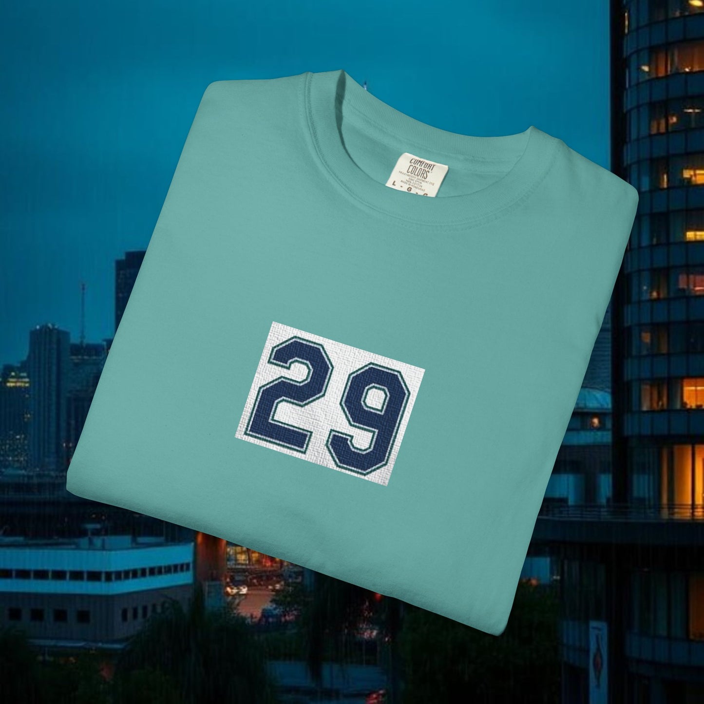 Big Dumper Unisex Garment-Dyed T-Shirt with Bold Number 29, Casual Tee, Gift for Sports Fans, Summer Fashion, Everyday Wear
