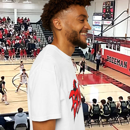 Bozeman Spirit Unisex Garment-Dyed T-Shirt, Athletic Wear, Fan Tee, Casual Style, Game Day Shirt, School Pride Apparel