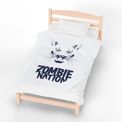 Zombie Nation Velveteen Plush Blanket – Fierce Design