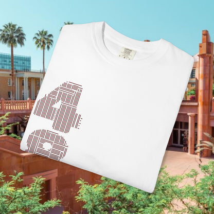 Tempe Trident Tee — 480 Vertical Number Front, Tempe Graphic Back