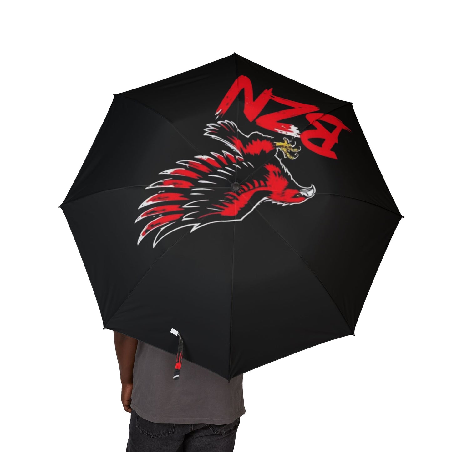 Hawk Sports Umbrella - Rainy Day Essential, Foldable Umbrella, Gifts for Bozeman Sports Fans, Team Spirit Gear, Outdoor Events