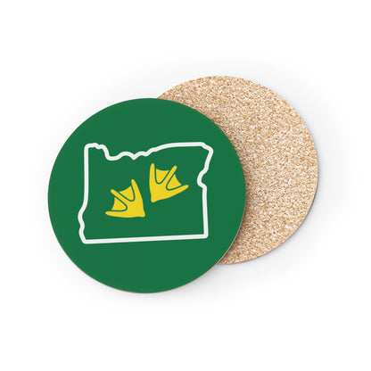 Coasters, State Outline Duck Prints Drink Mats, Drink Coasters Set, Home Decor, Housewarming Gift, Hostess Gift