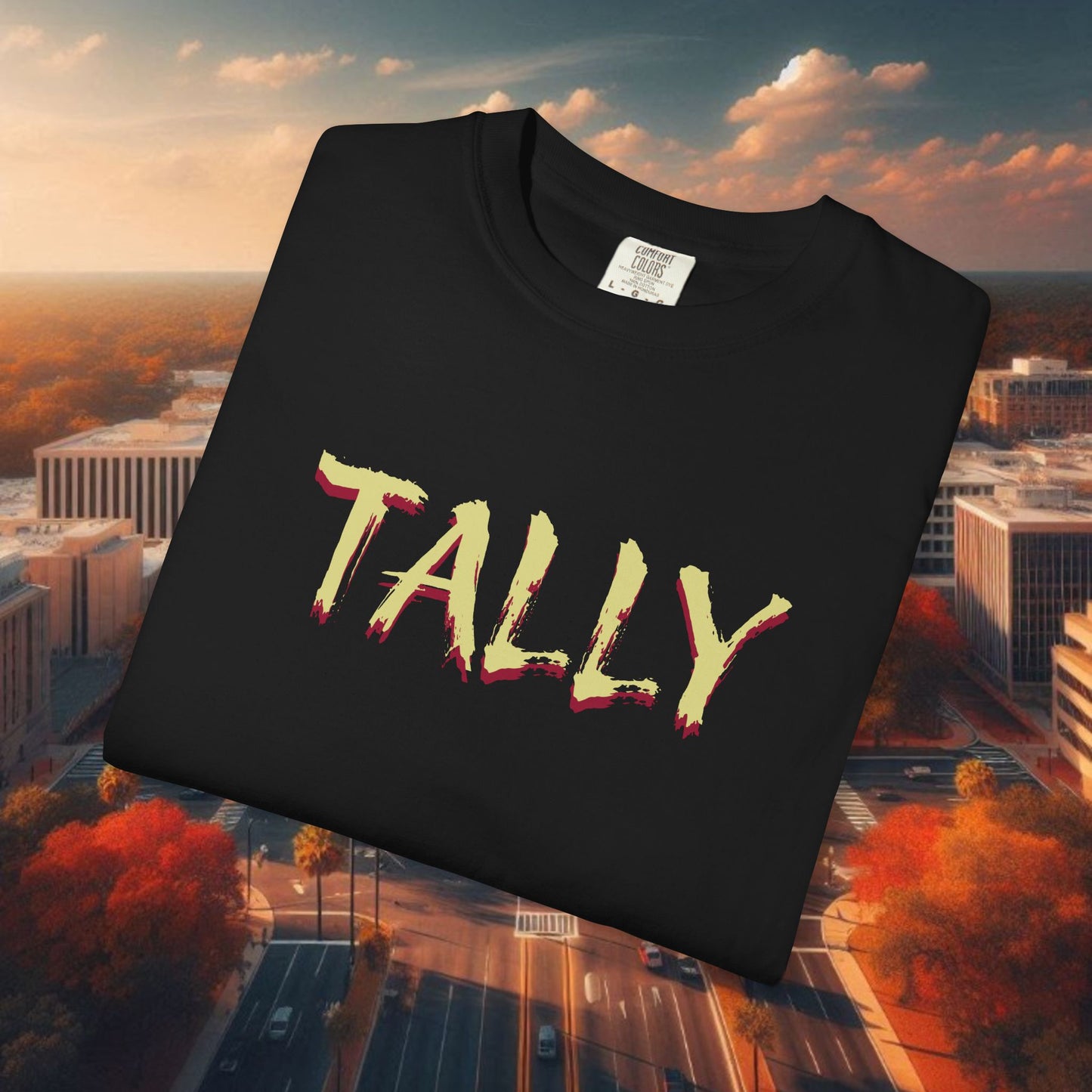 T-Shirt with 'TALLY' Print, Perfect for Game Day, Festival Wear, Casual Outings, and Sporting Events