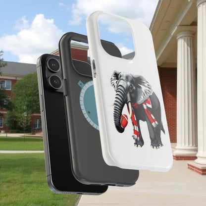 Vibrant Elephant Tough Cases - Unique Phone Case, Wildlife Lover Gift, Sports Team Accessory, Trendy Phone Cover, Fun Animal Design