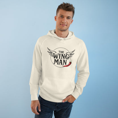 The Wing Man Unisex Hoodie | Casual Wear for Friends, Gift for Besties, Comfy Layer, Hooded Sweatshirt, Relaxed Style
