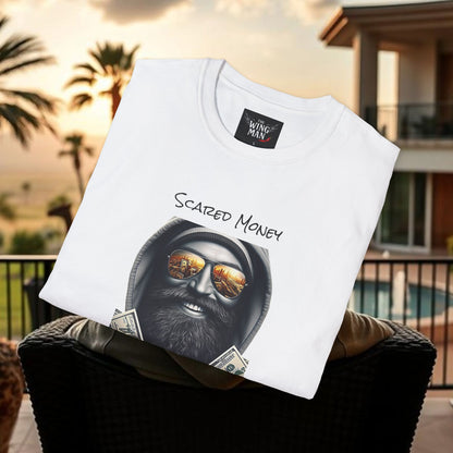 Scared Money Unisex Softstyle T-Shirt - Casual Wear, Streetwear, Gift for Him, Statement Tee, Urban Fashion