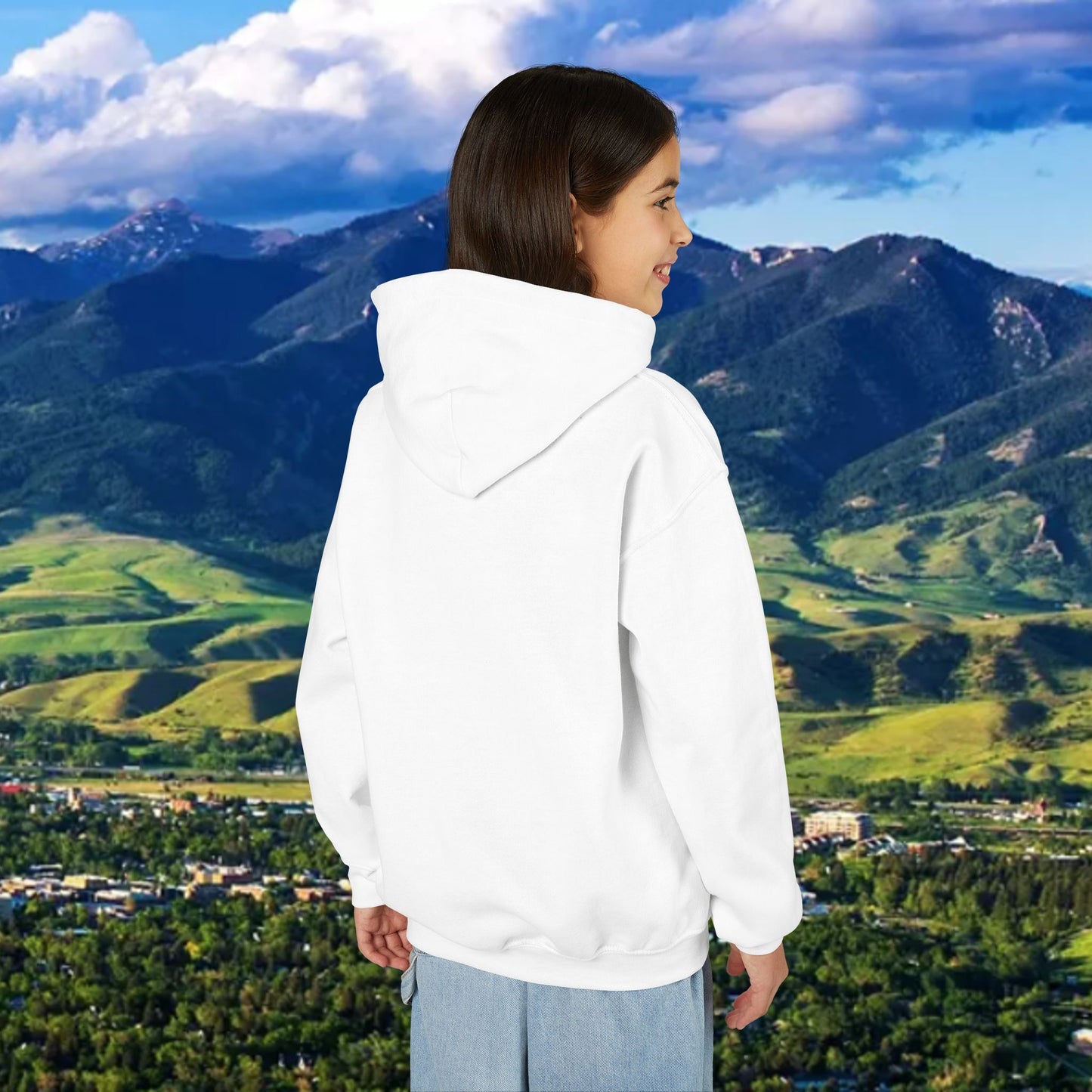 Bobcat Born Youth Hoodie, Cozy Sweatshirt for Kids, Great for School, Outdoor Adventures, Gifts, Sports Events